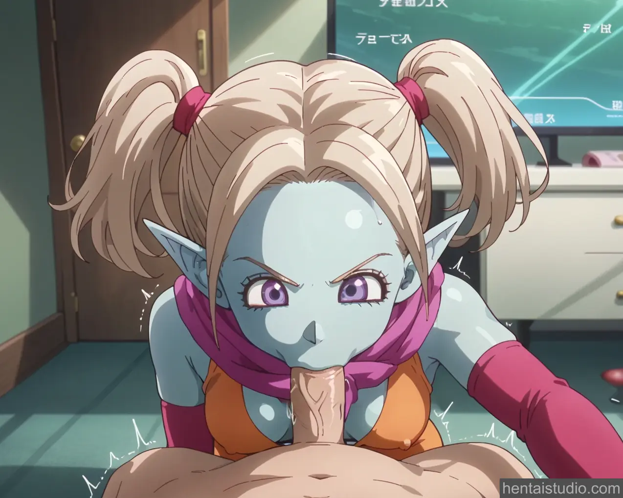 Panzy from Dragon Ball Daima hentai art 1 of 1