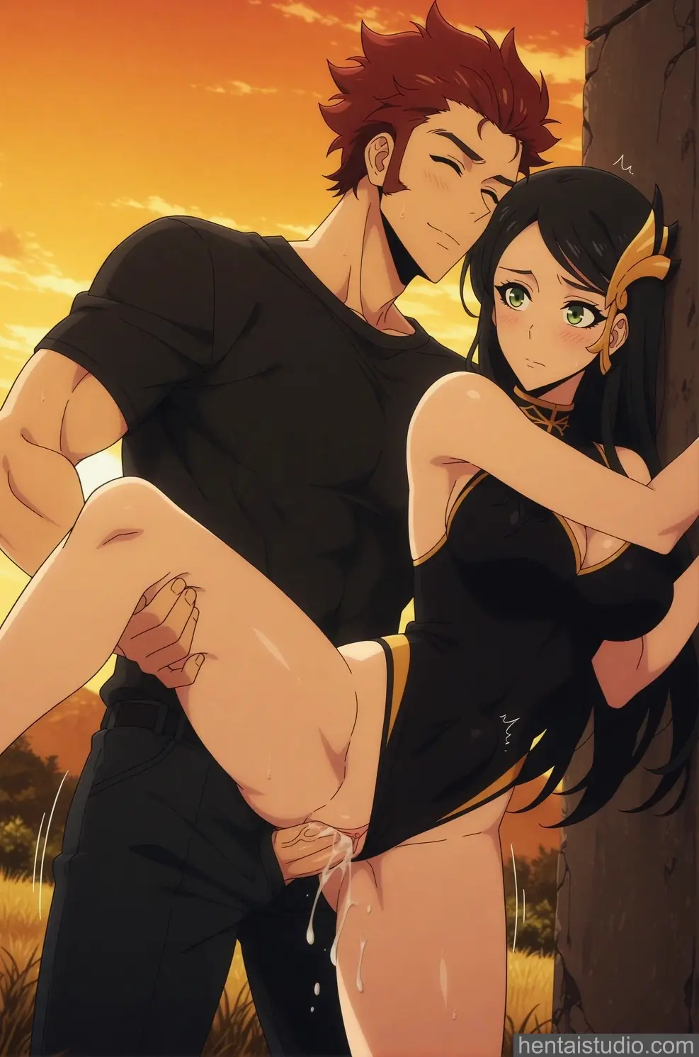 Park Heejin Baek Yoon Ho from Solo Leveling hentai art 28 of 29