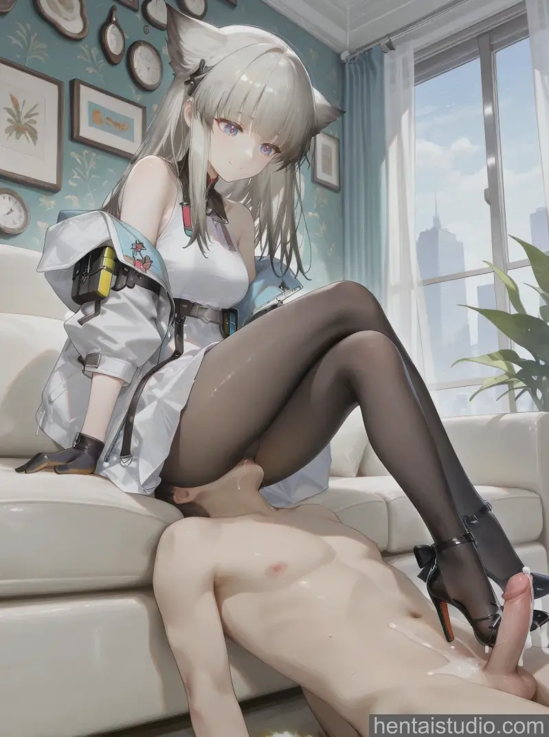 Perlica from Arknights hentai art 102 of 148