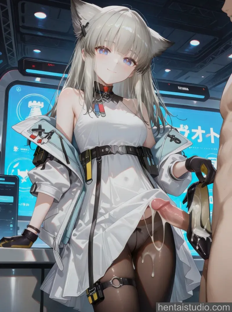 Perlica from Arknights hentai art 104 of 148