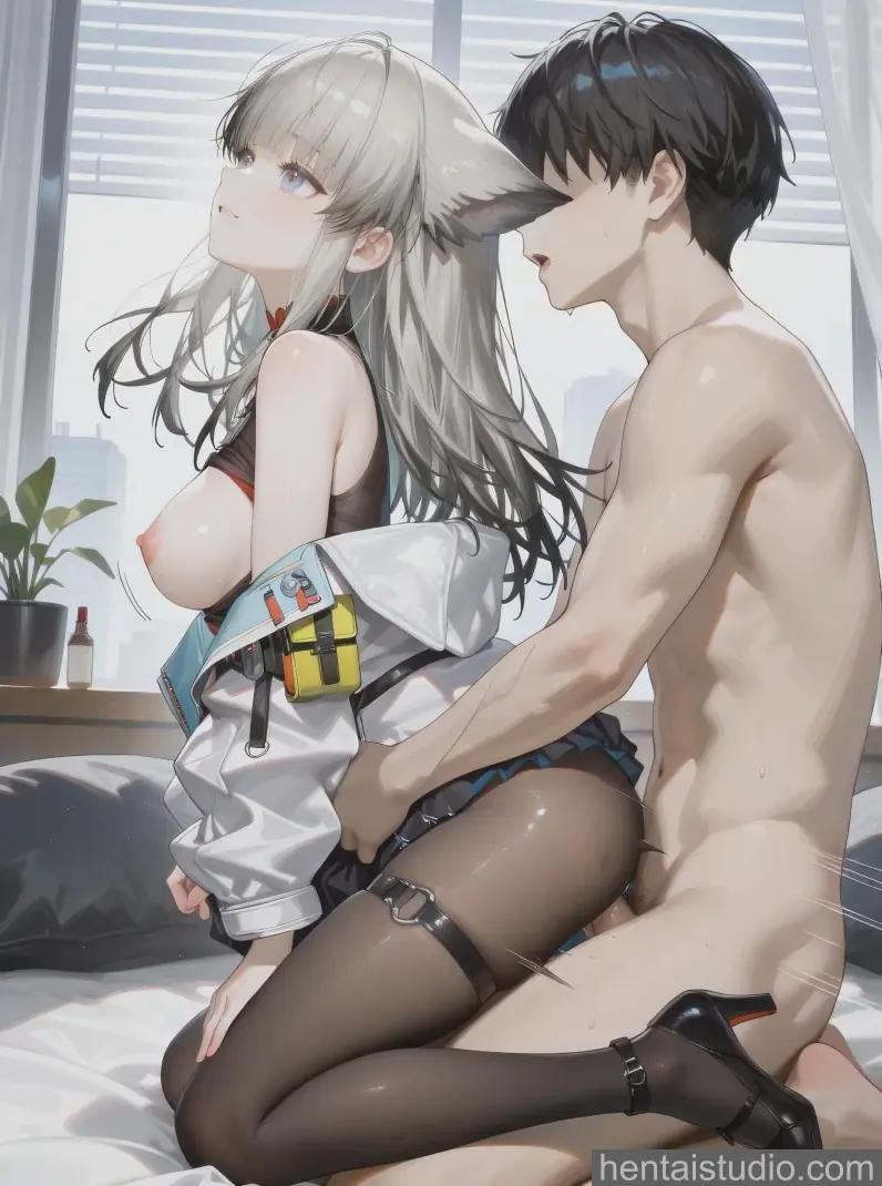 Perlica from Arknights hentai art 11 of 148