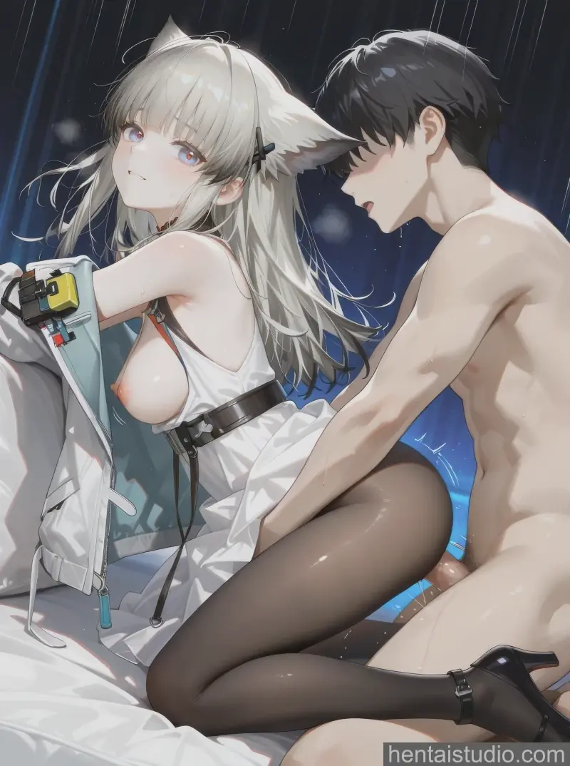Perlica from Arknights hentai art 12 of 148