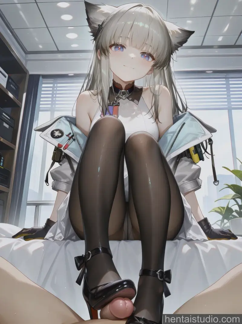 Perlica from Arknights hentai art 26 of 148