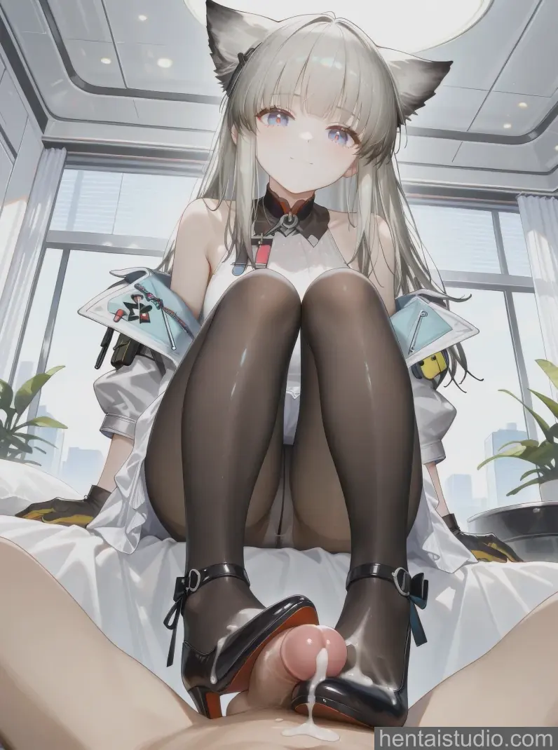Perlica from Arknights hentai art 58 of 148