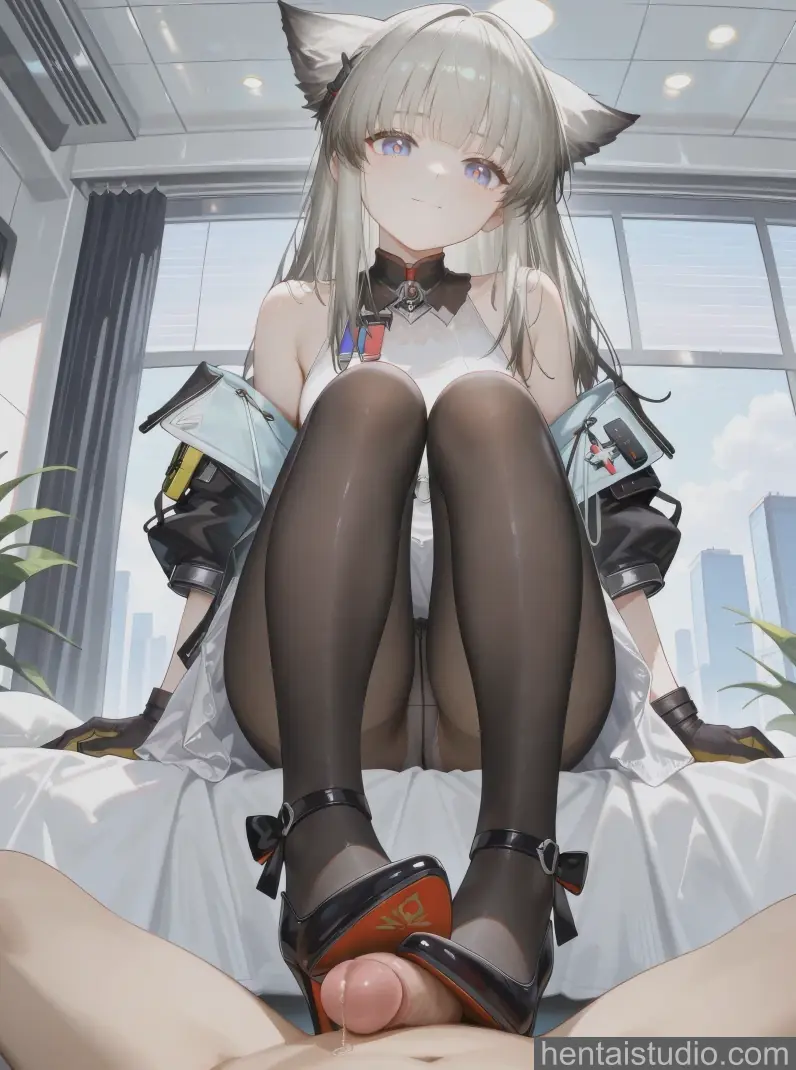 Perlica from Arknights hentai art 59 of 148