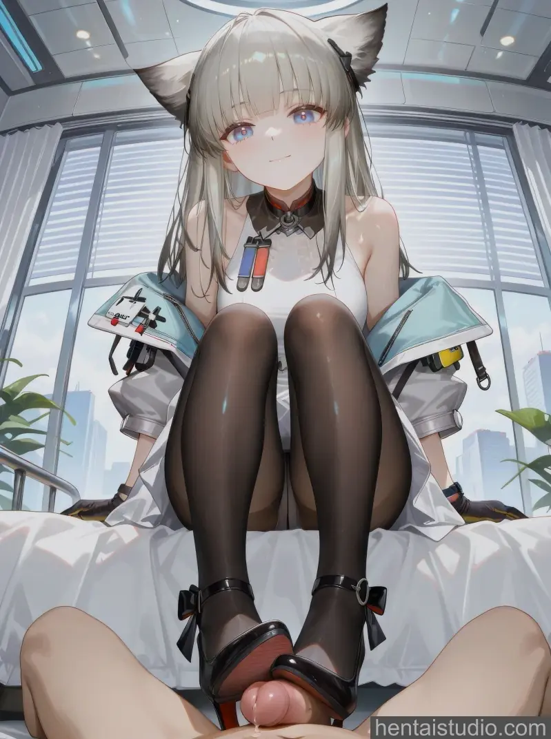 Perlica from Arknights hentai art 61 of 148