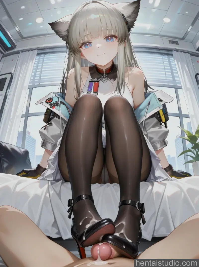 Perlica from Arknights hentai art 66 of 148