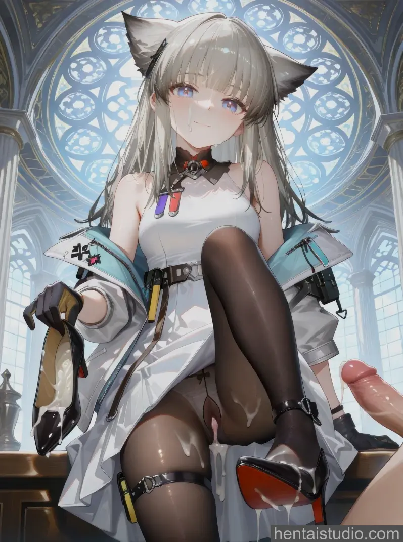 Perlica from Arknights hentai art 91 of 148