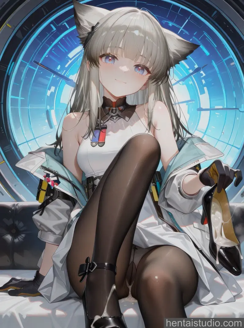 Perlica from Arknights hentai art 93 of 148