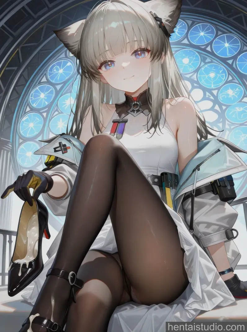 Perlica from Arknights hentai art 96 of 148