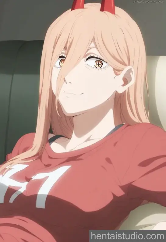 Power from Chainsaw Man hentai art 1 of 11