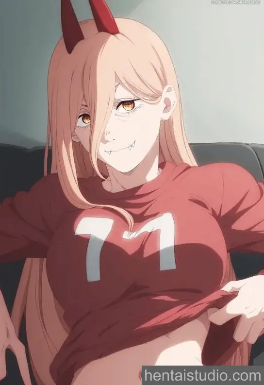 Power from Chainsaw Man hentai art 2 of 11
