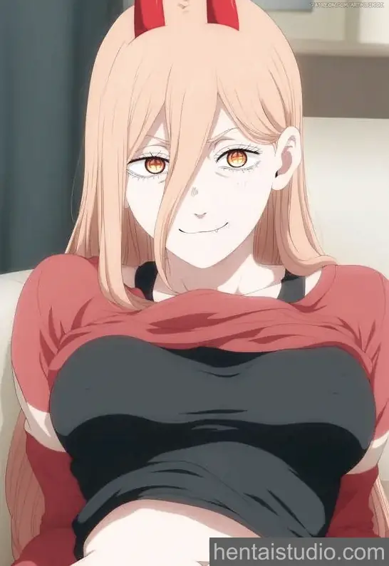 Power from Chainsaw Man hentai art 3 of 11