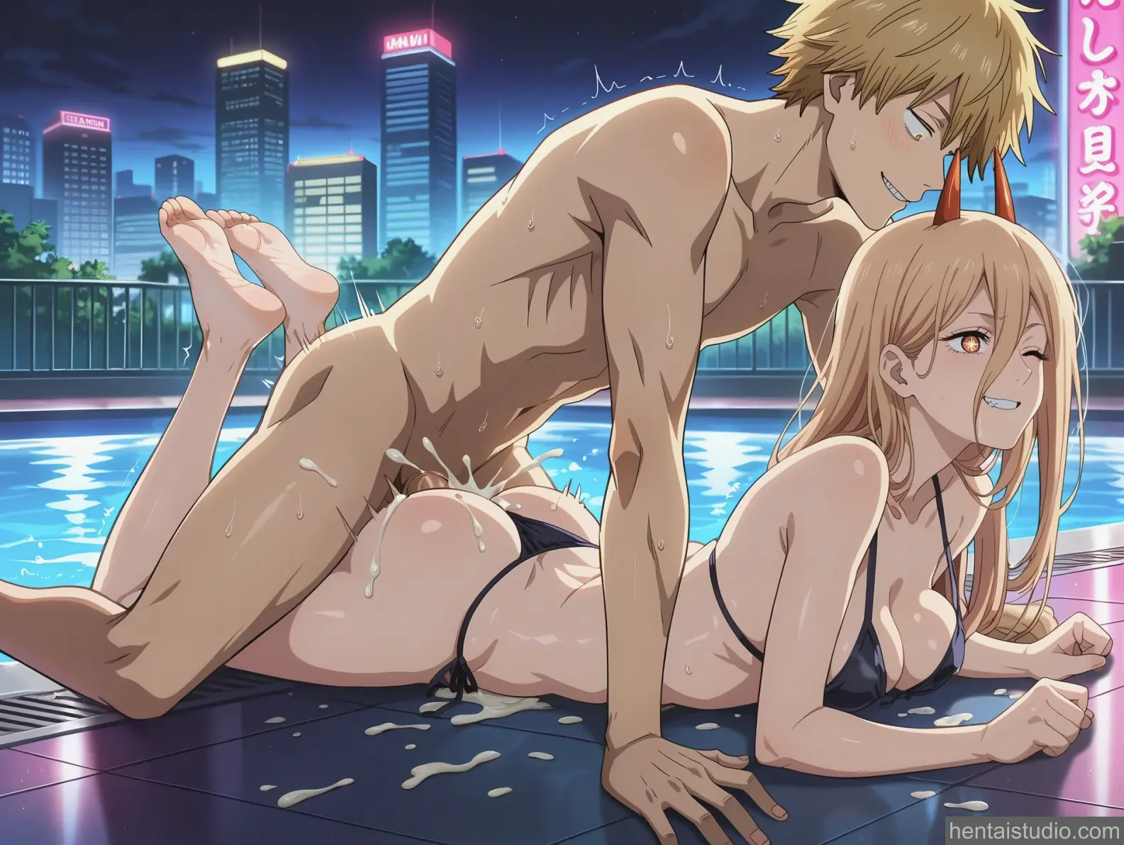 Power from Chainsaw Man hentai art 132 of 145
