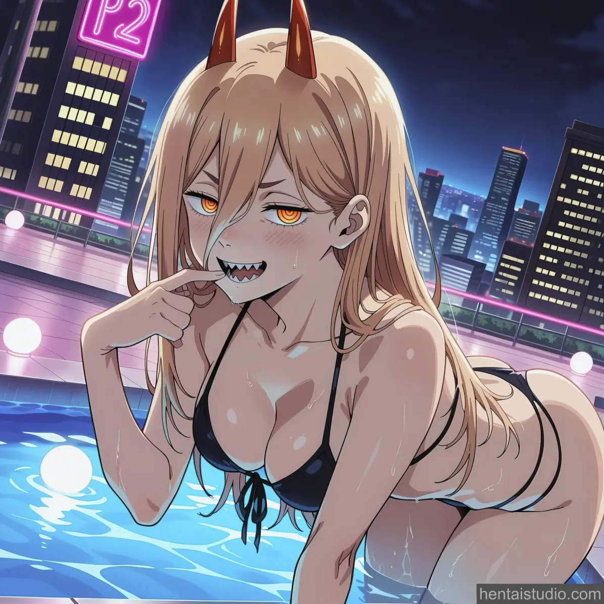 Power from Chainsaw Man hentai art 16 of 145