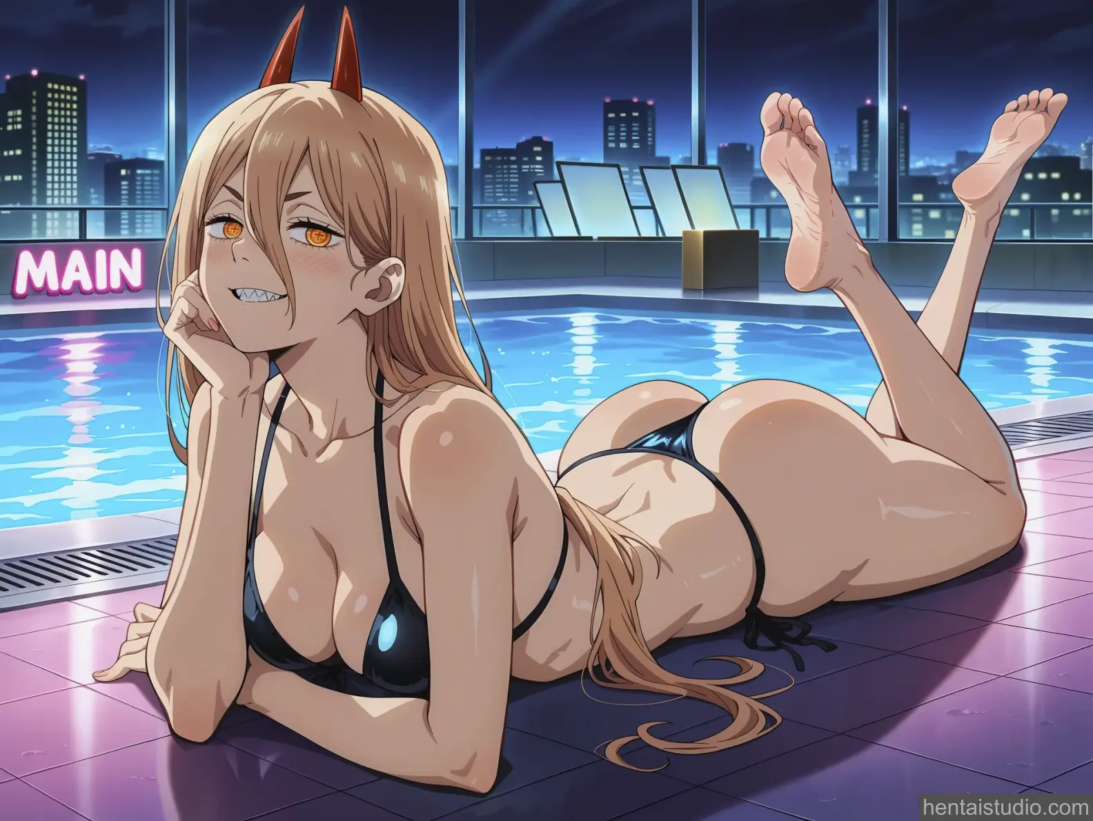 Power from Chainsaw Man hentai art 24 of 145