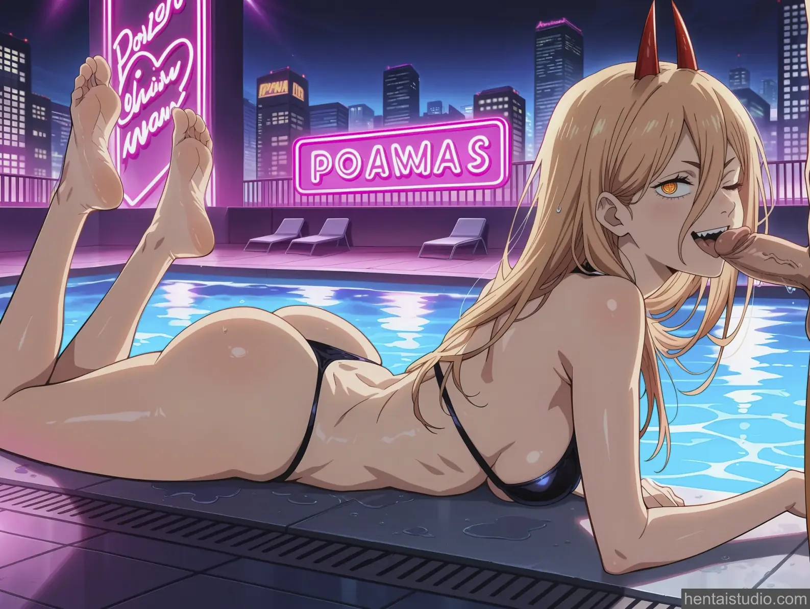 Power from Chainsaw Man hentai art 39 of 145