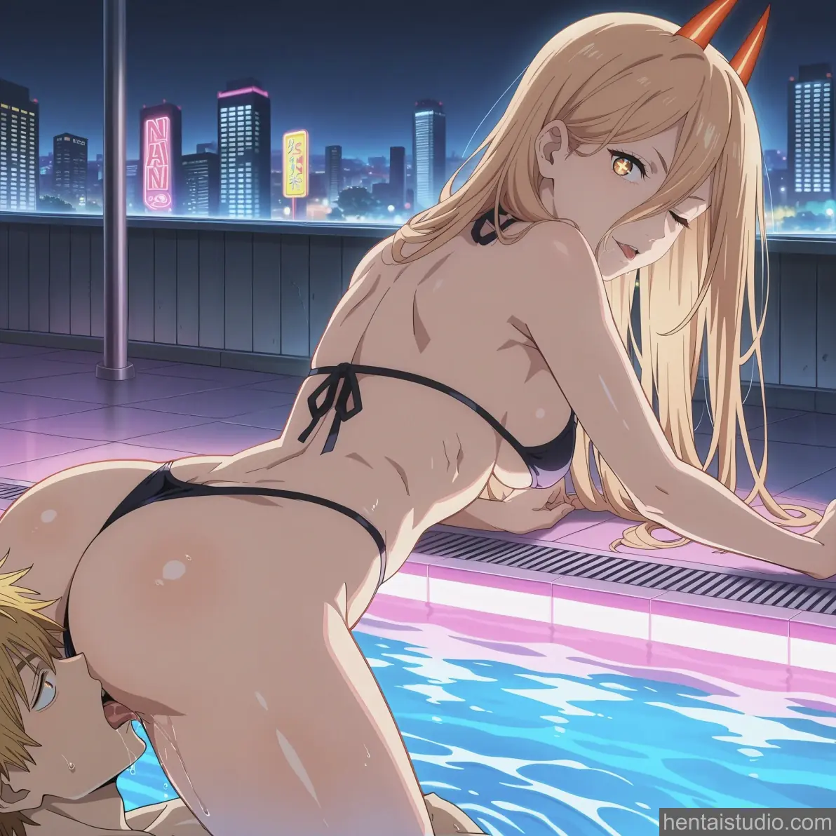 Power from Chainsaw Man hentai art 52 of 145