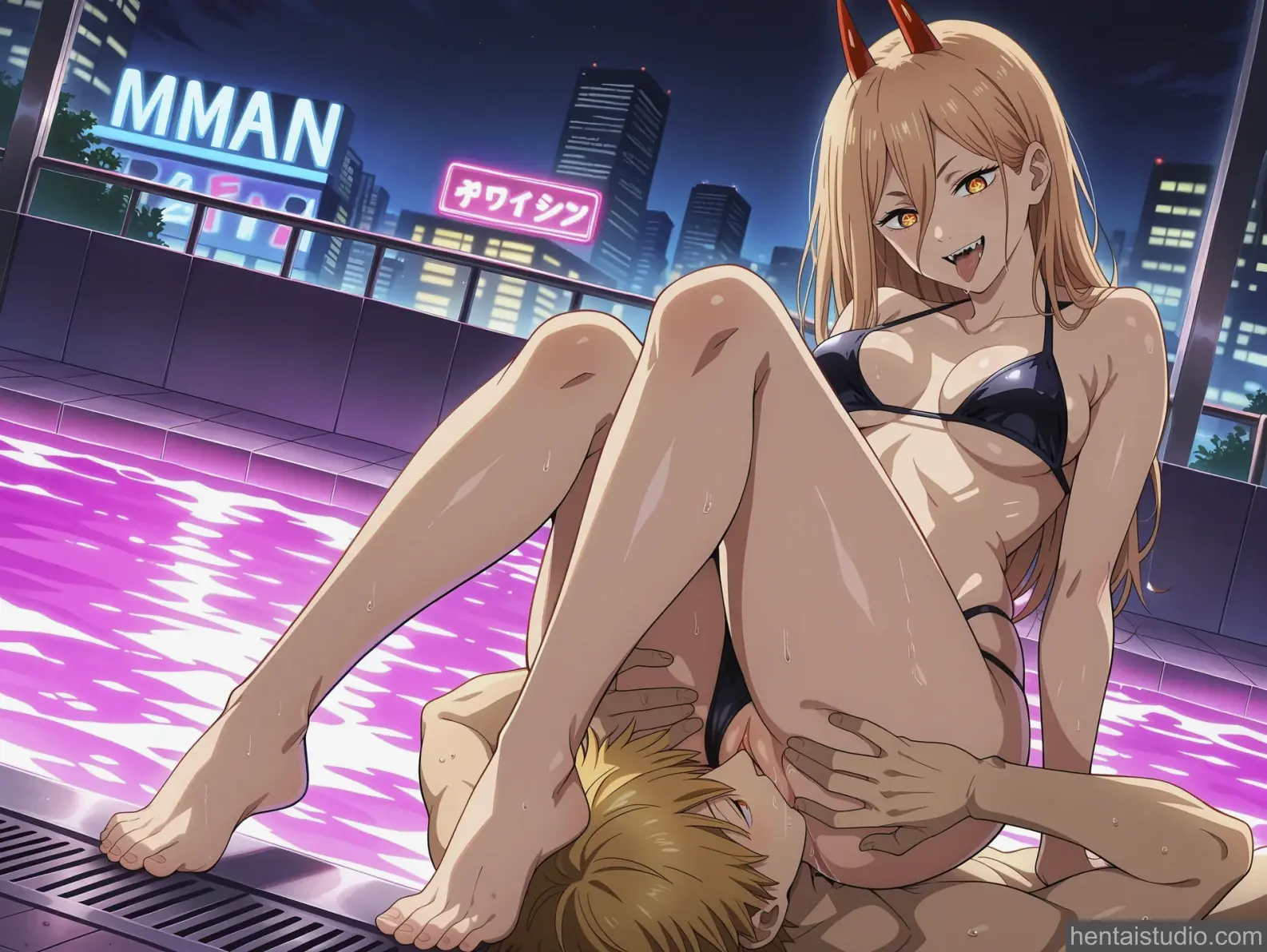 Power from Chainsaw Man hentai art 56 of 145