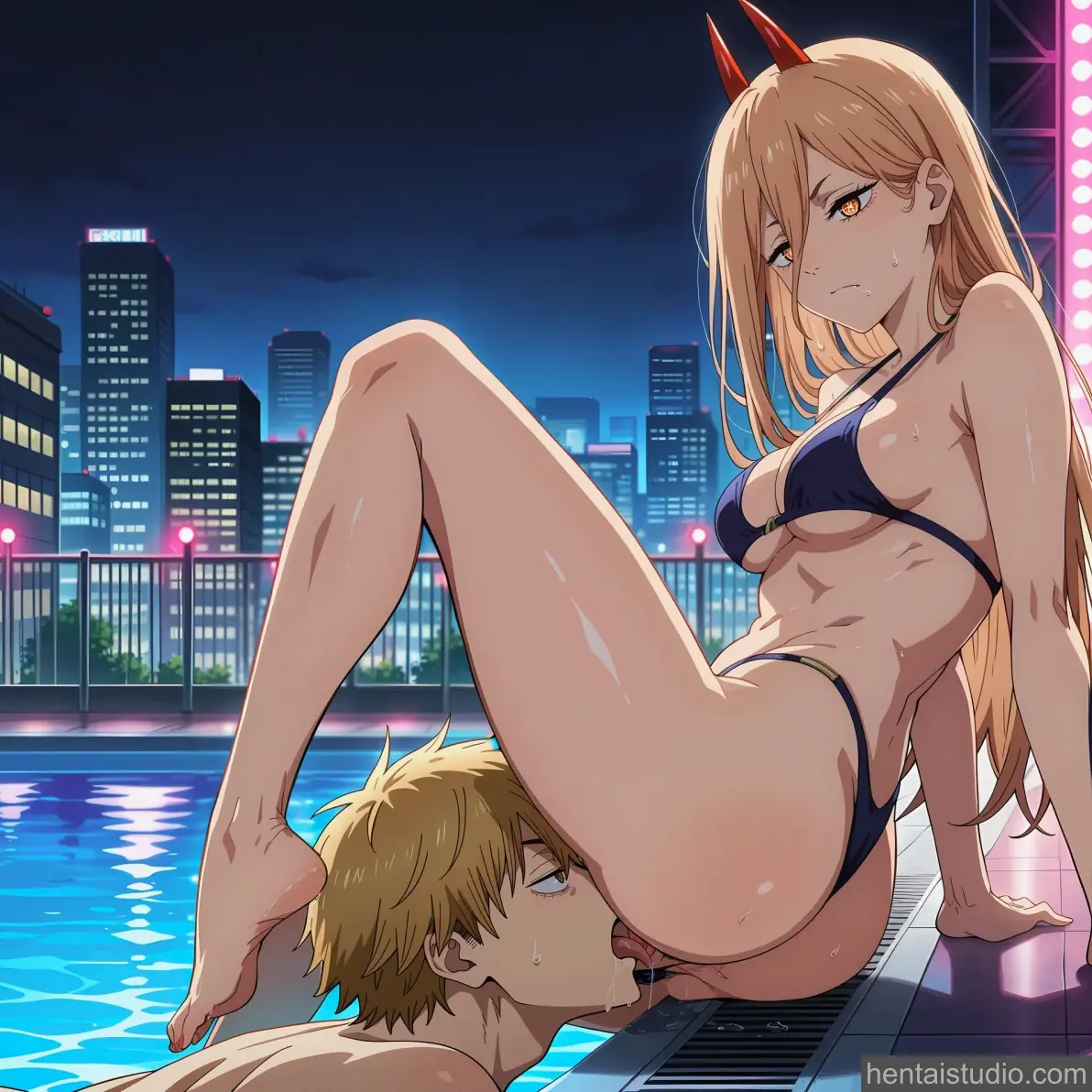 Power from Chainsaw Man hentai art 57 of 145