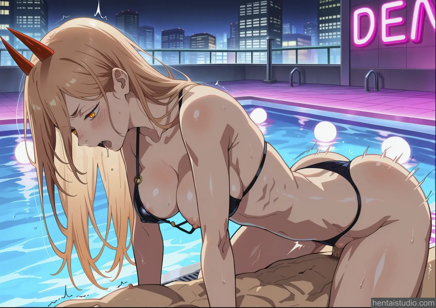 Power from Chainsaw Man hentai art 76 of 145