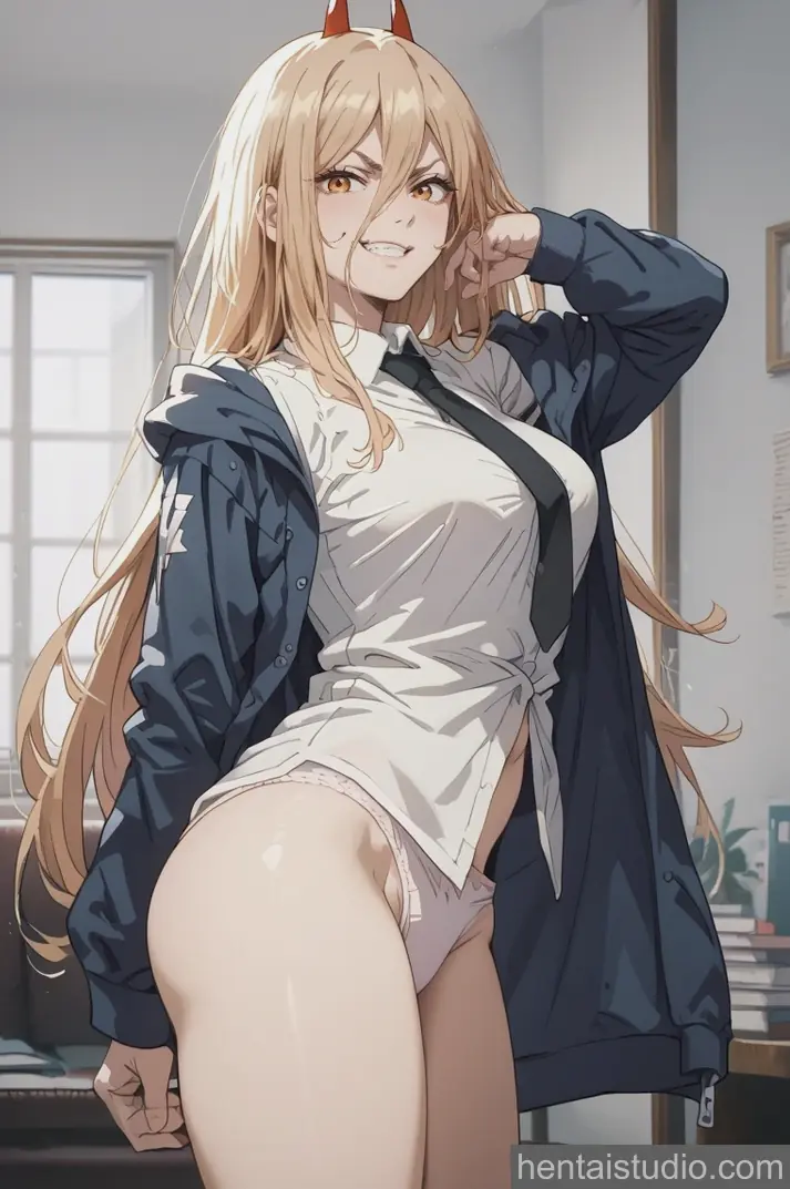 Power from Chainsaw Man hentai art 36 of 100