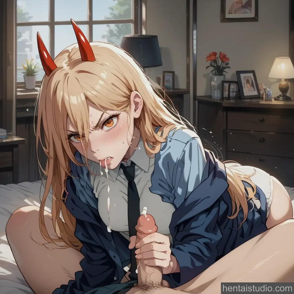 Power from Chainsaw Man hentai art 4 of 100