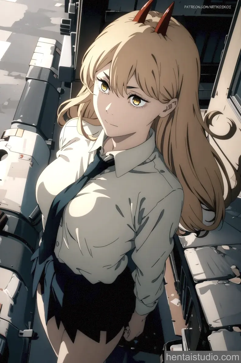Power from Chainsaw Man hentai art 1 of 11