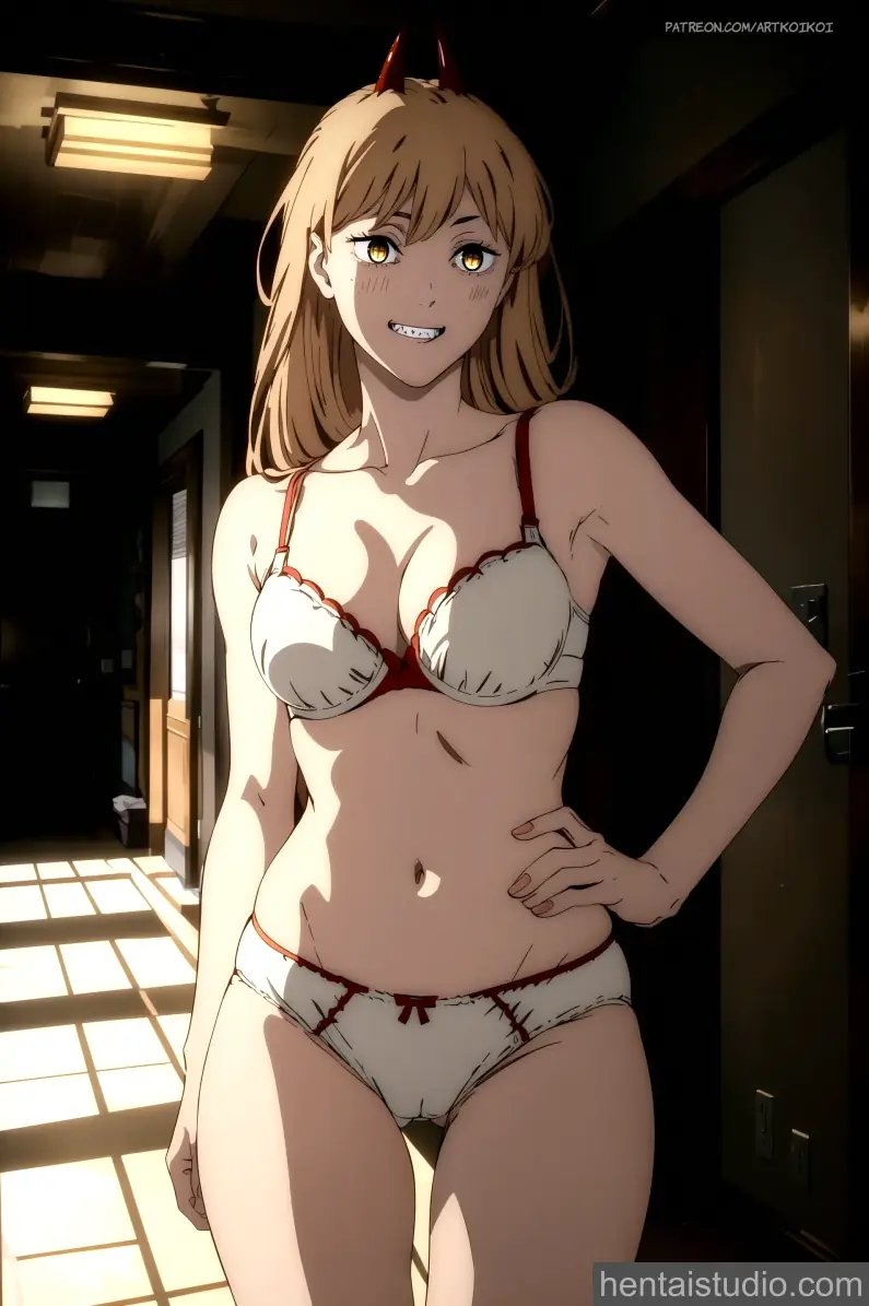 Power from Chainsaw Man hentai art 5 of 11