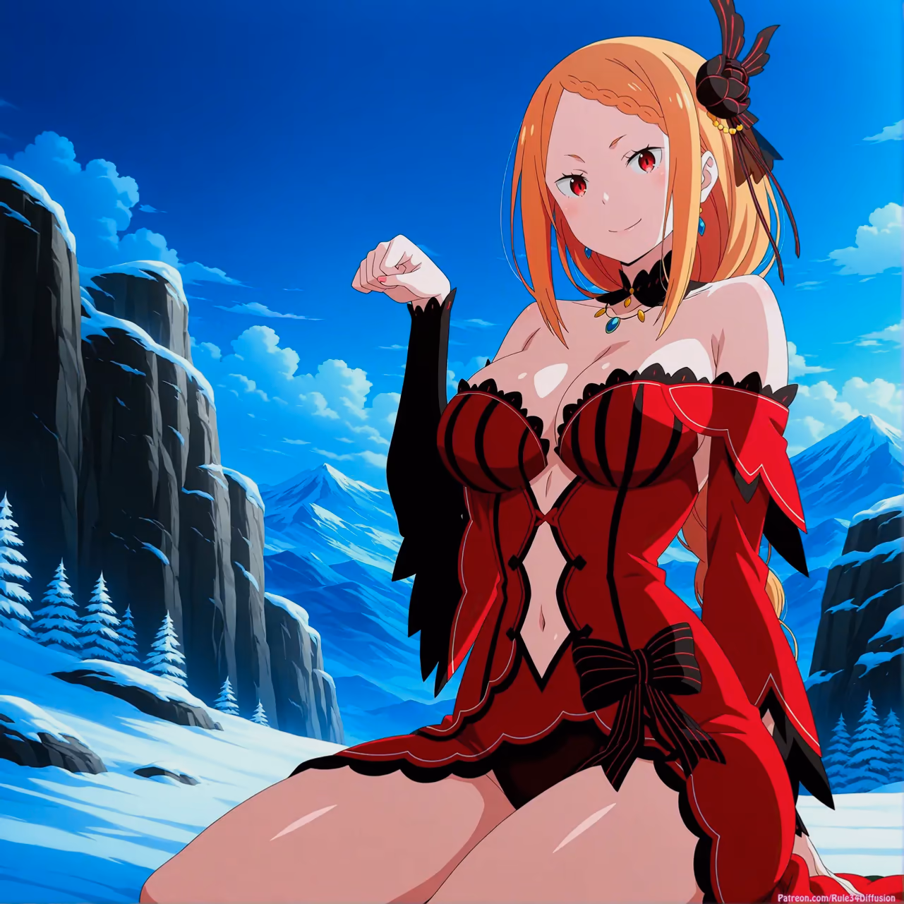 Priscilla Barielle - Re:Zero - Starting Life in Another World (Re:Zero kara Hajimeru Isekai Seikatsu) - Hentai Gallery 53 - 31 Images — image 1 of 31