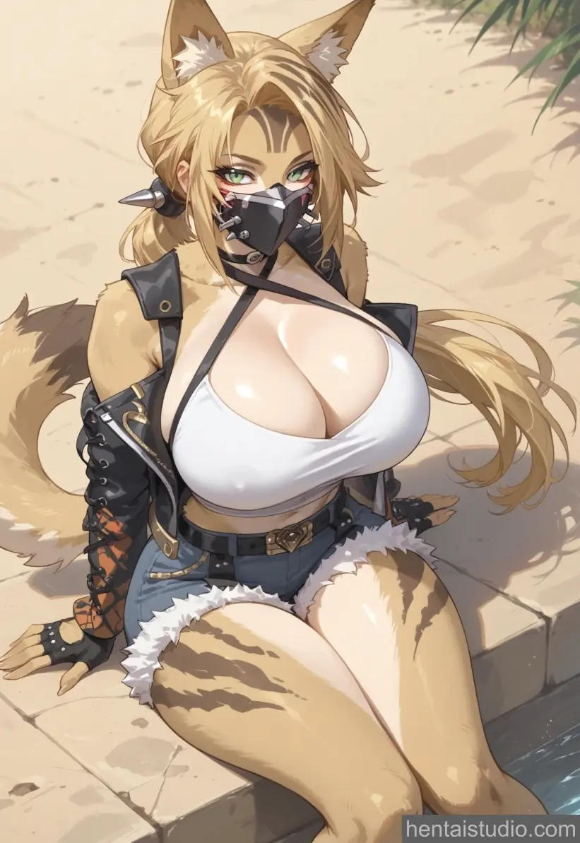 Pulchra from Zenless Zone Zero hentai art 30 of 100