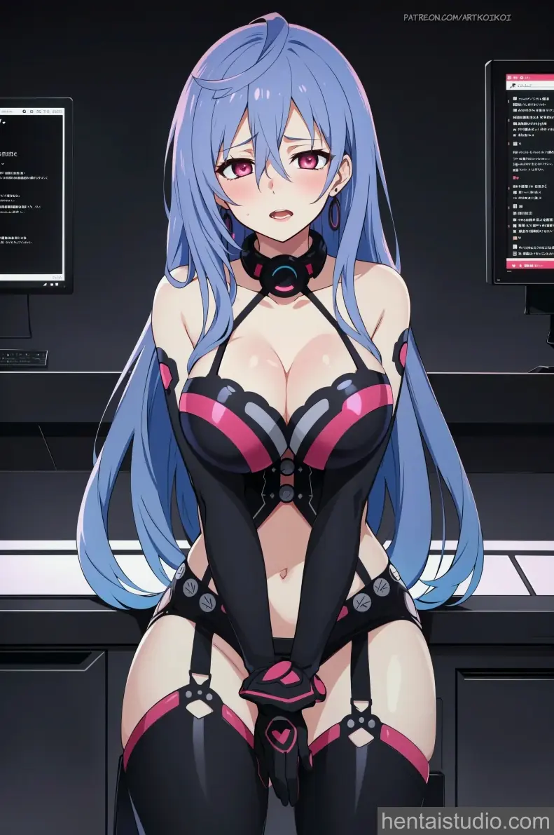 Pururut from Hyperdimension Neptunia hentai art 6 of 13