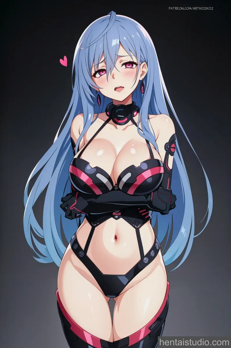 Pururut from Hyperdimension Neptunia hentai art 8 of 13