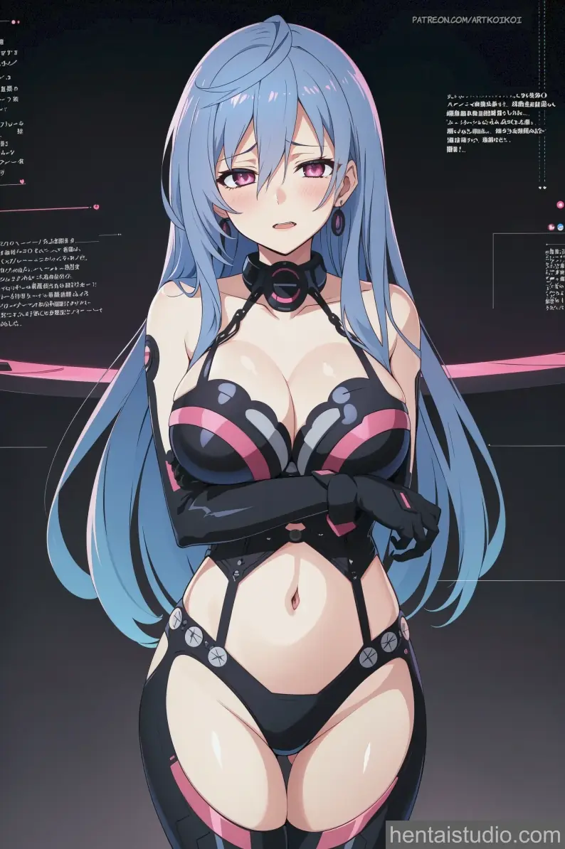 Pururut from Hyperdimension Neptunia hentai art 9 of 13