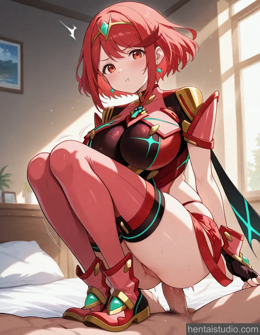 Pyra from Xenoblade Chronicles hentai art 7 of 18