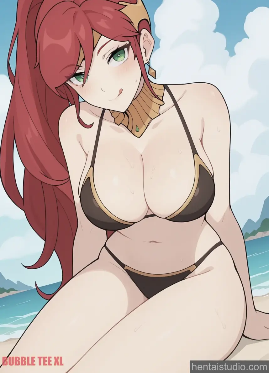 Pyrrha Nikos from Rwby hentai art 1 of 36