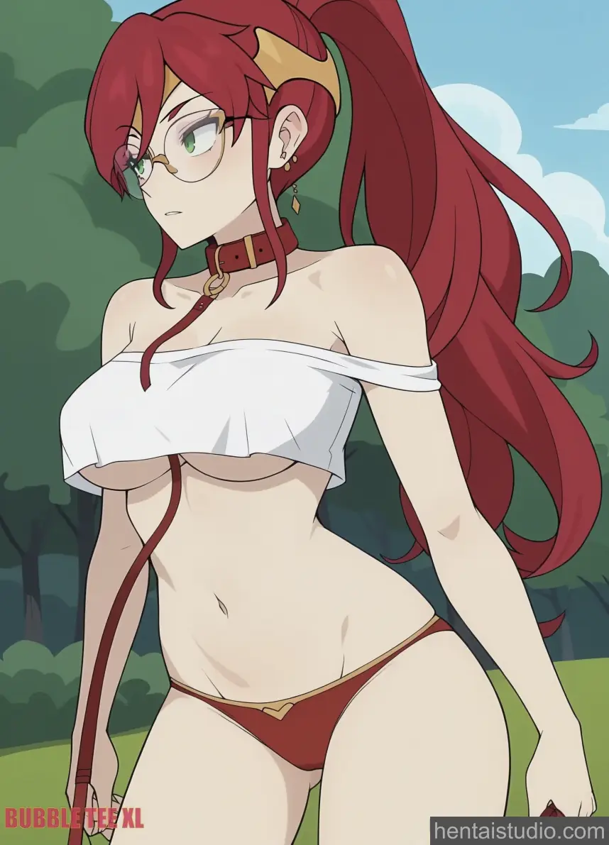 Pyrrha Nikos from Rwby hentai art 10 of 36