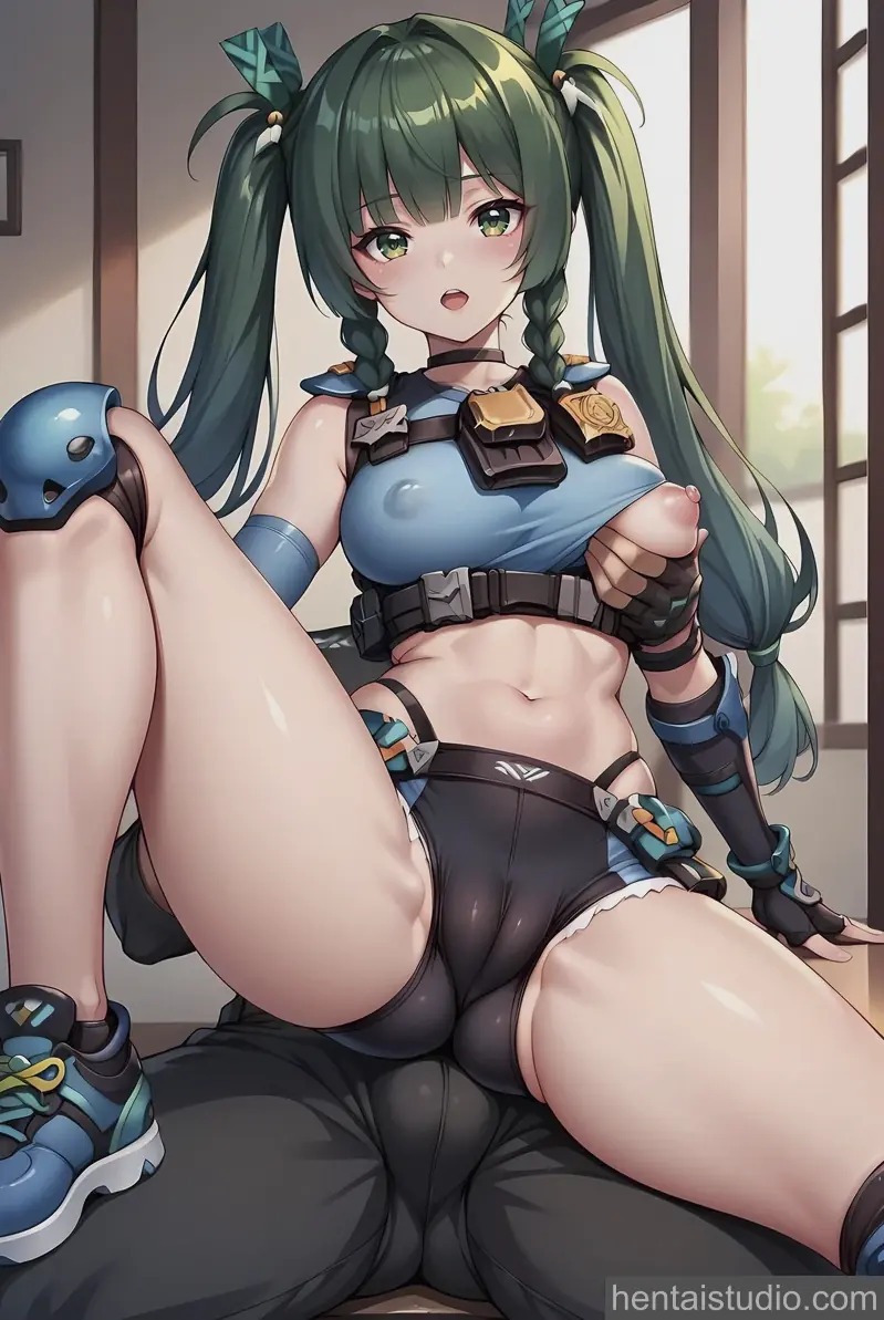Qingyi from Zenless Zone Zero hentai art 1 of 5