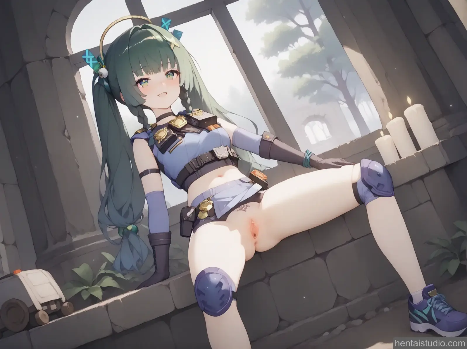 Qingyi from Zenless Zone Zero hentai art 18 of 56