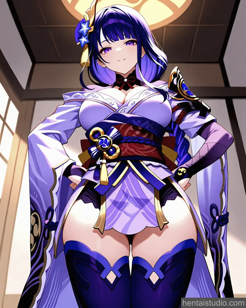 Raiden Shogun from Genshin Impact hentai art 1 of 70