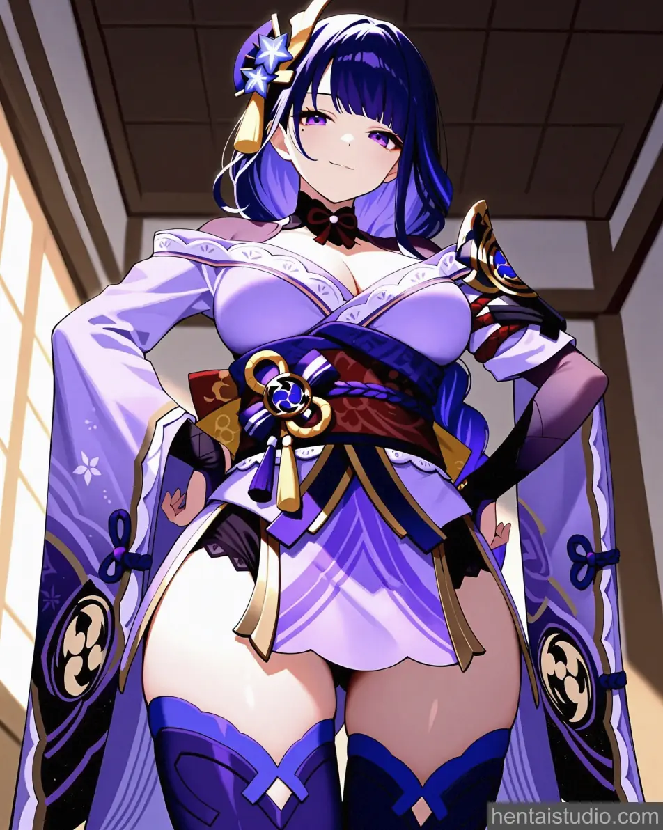 Raiden Shogun from Genshin Impact hentai art 3 of 70
