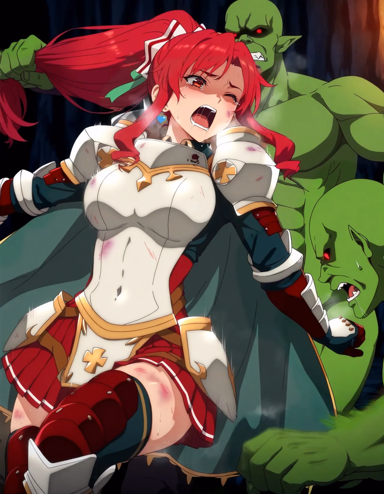 Rain x Marina x Silk Amberwood - I Left My A-Rank Party to Help My Former Students Reach the Dungeon Depths! (Aparida, A-Rank Party wo Ridatsu Shita Ore wa, Moto Oshiego-tachi to Meikyuu Shinbu wo Mezasu) - Hentai Gallery - 37 Images — image 2 of 37