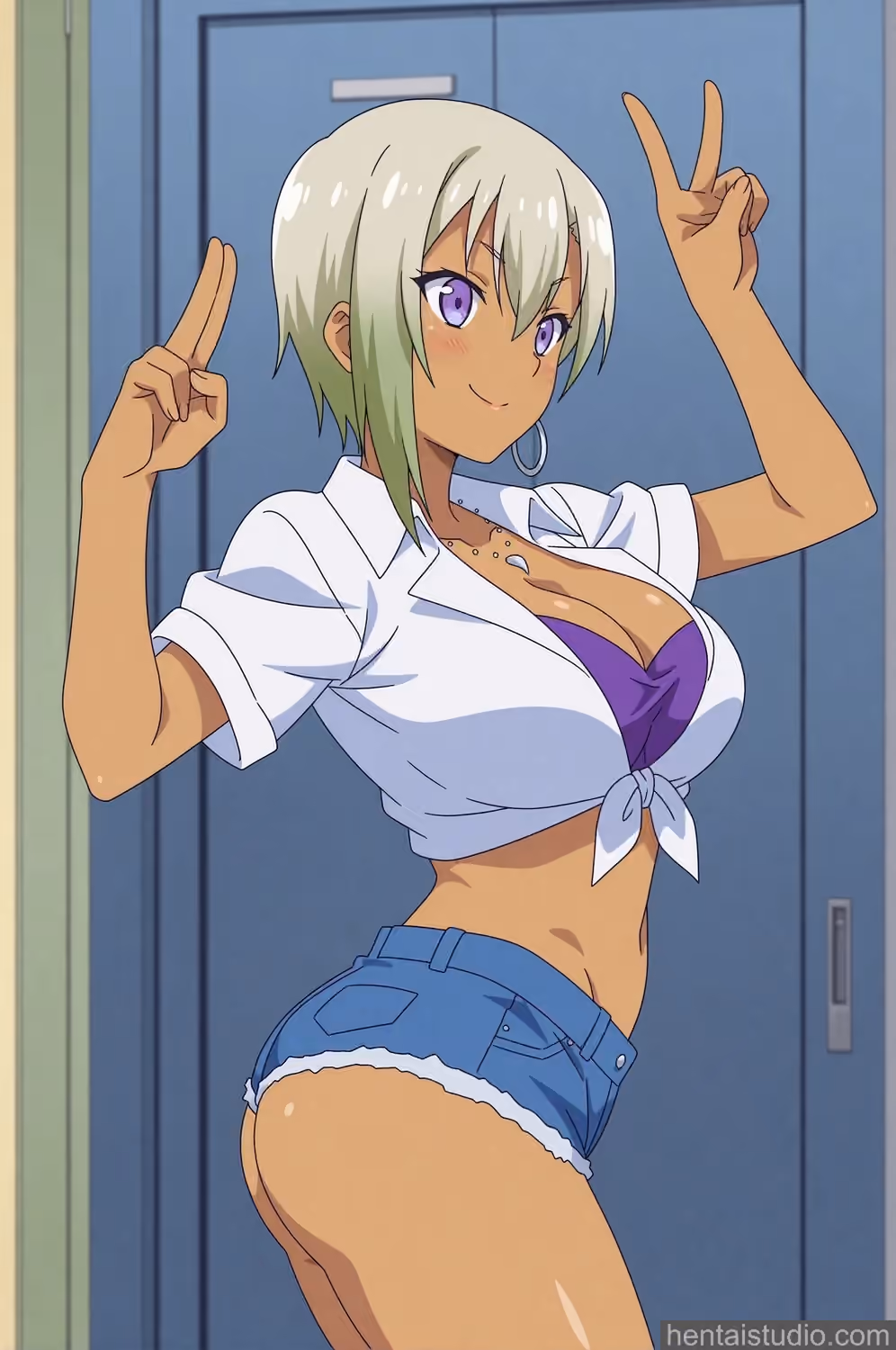 Ranko Honjou - My First Girlfriend Is a Gal (Hajimete no Gal) - Hentai Gallery - 32 Images — image 2 of 32
