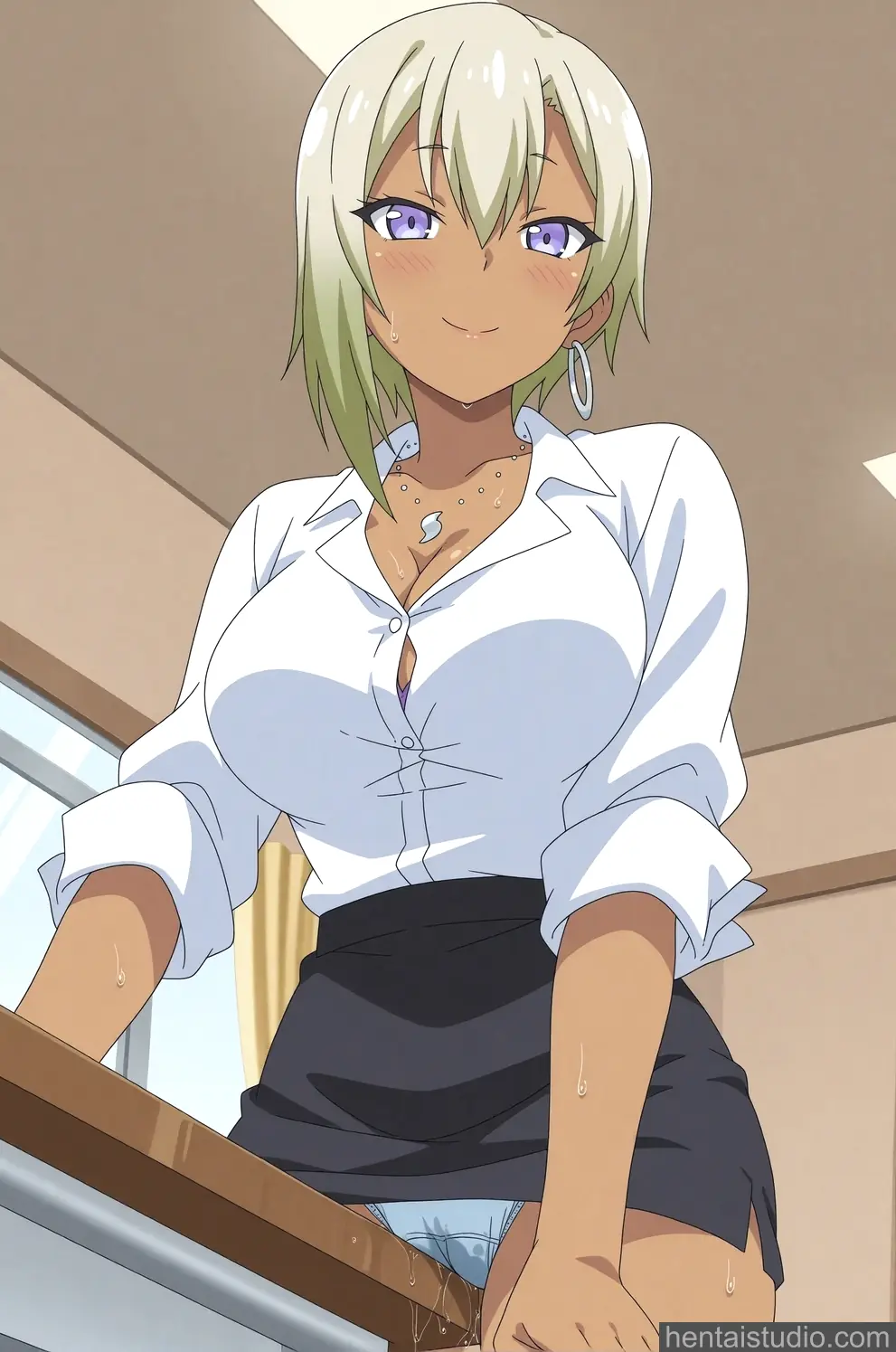 Ranko Honjou from My First Girlfriend Is A Gal hentai art 15 of 32