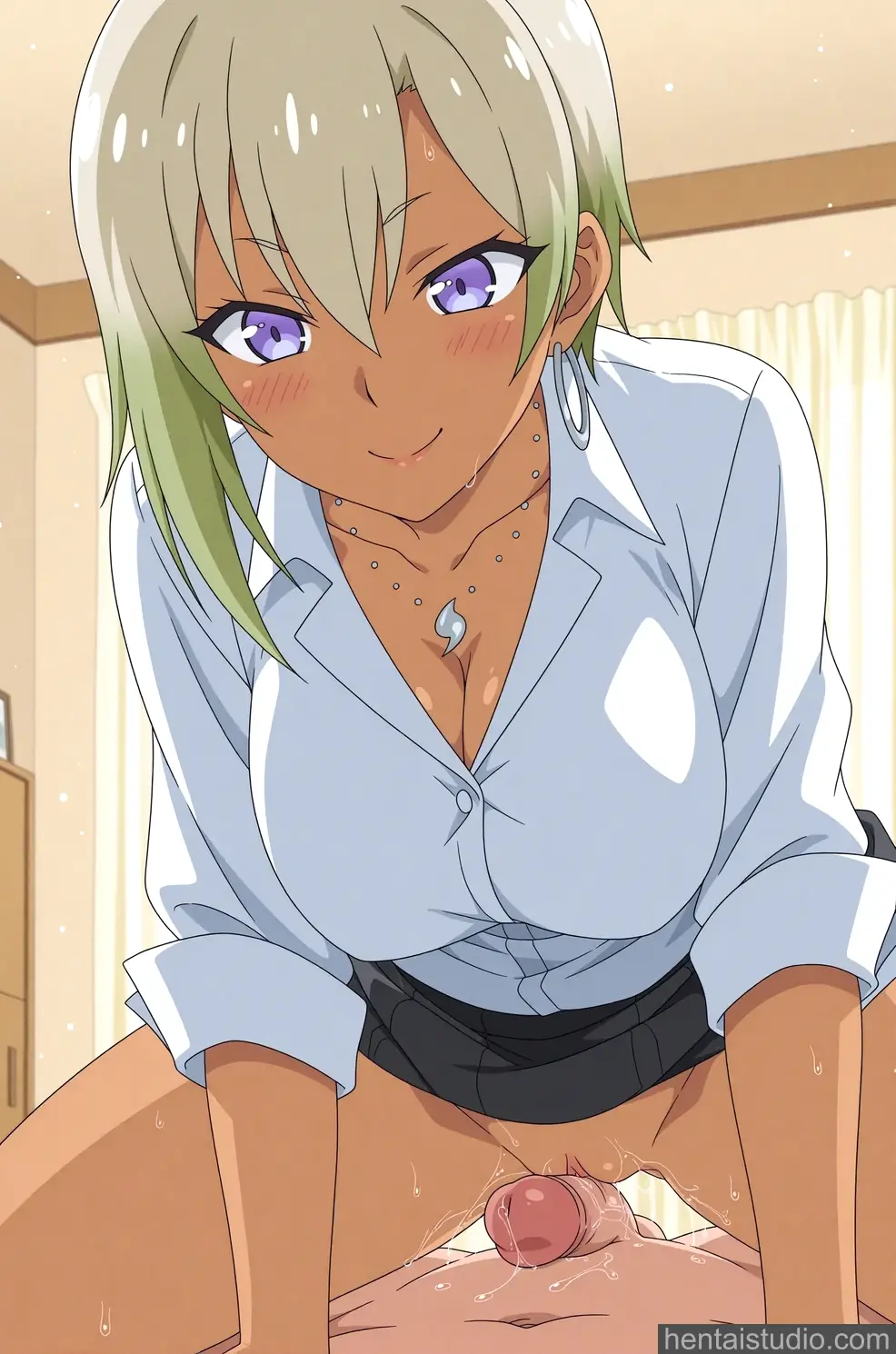 Ranko Honjou from My First Girlfriend Is A Gal hentai art 16 of 32