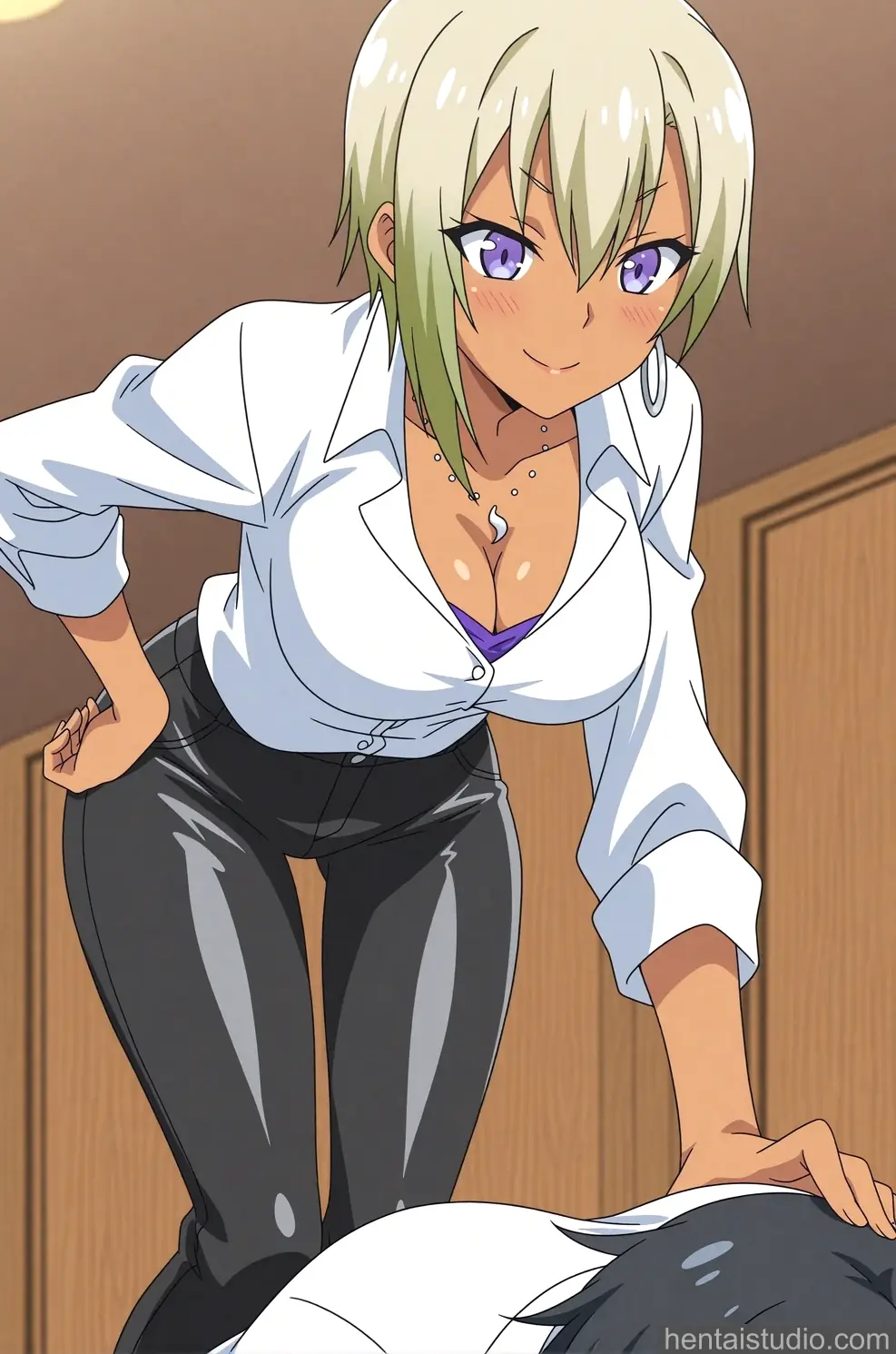 Ranko Honjou from My First Girlfriend Is A Gal hentai art 30 of 32
