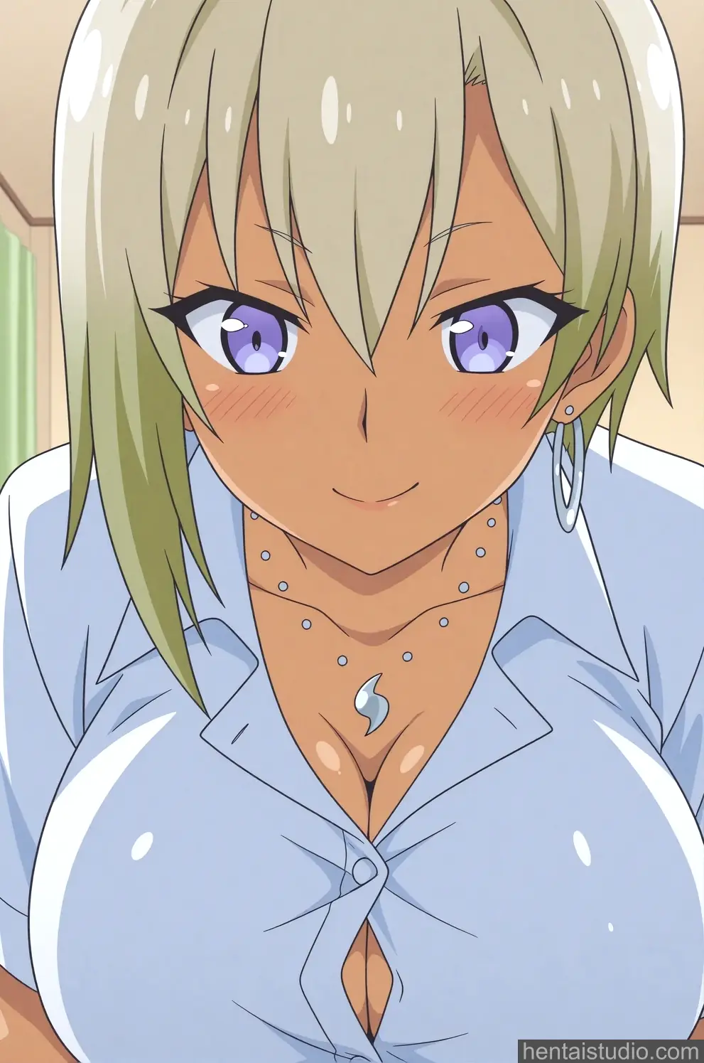 Ranko Honjou from My First Girlfriend Is A Gal hentai art 6 of 32