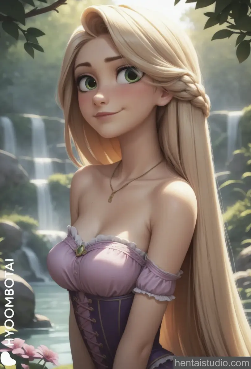 Rapunzel from Tangled hentai art 3 of 91