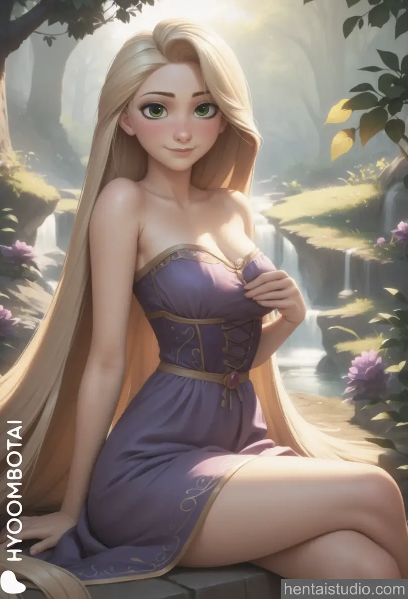 Rapunzel from Tangled hentai art 32 of 91
