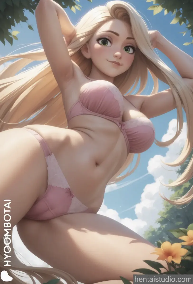 Rapunzel from Tangled hentai art 33 of 91